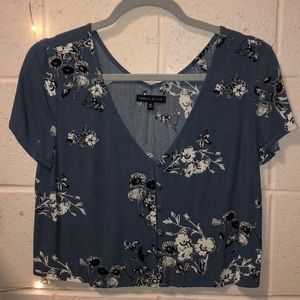 Kendall and Kylie flower print crop top